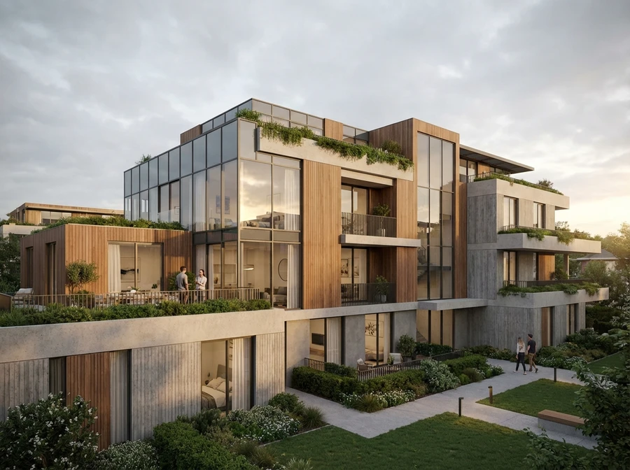 samsa-ai-3d-visualization-modern-apartment-wood-facade-balconies